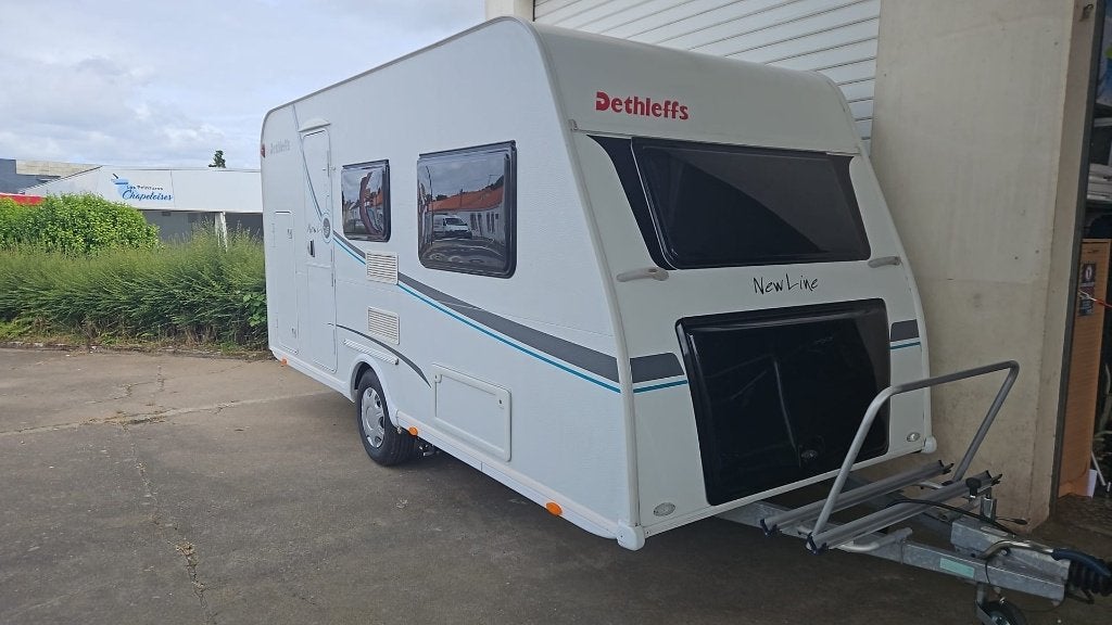 Dethleffs New-liner 410 TK stapelbed 2012, Caravans en Kamperen, Rondzit, 750 - 1000 kg, Particulier, Omvormbare zithoek