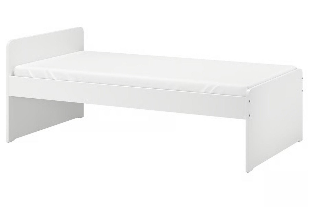 eenpersoonsbed ikea slakt serie ideaal voor kot, Kinderen en Baby's, 85 tot 100 cm, Gebruikt, 180 cm of meer, Ophalen