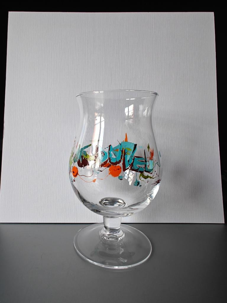 Duvel glas Yan Sorgi, Verzamelen, Ophalen, Nieuw, Glas of Glazen, Duvel