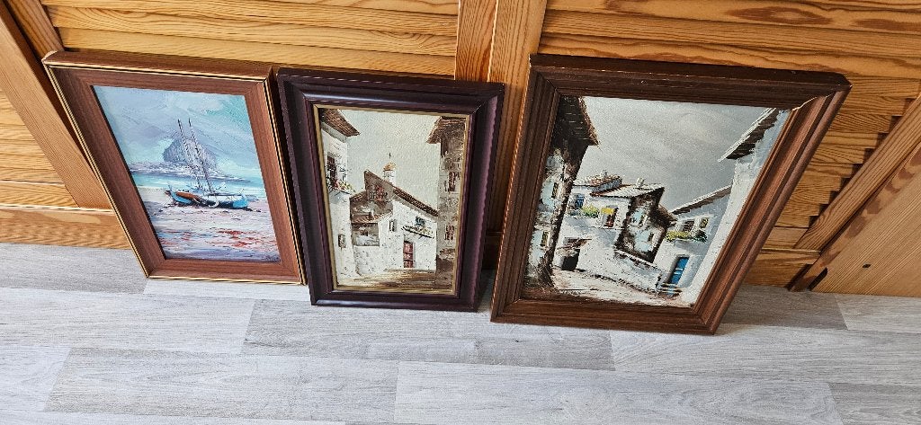Schilderijen, Ophalen, Handgeschilderd, Doek, Overige technieken