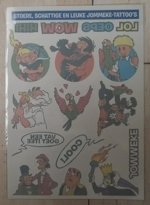 Jommeke Tattoos, Boeken, Ophalen of Verzenden