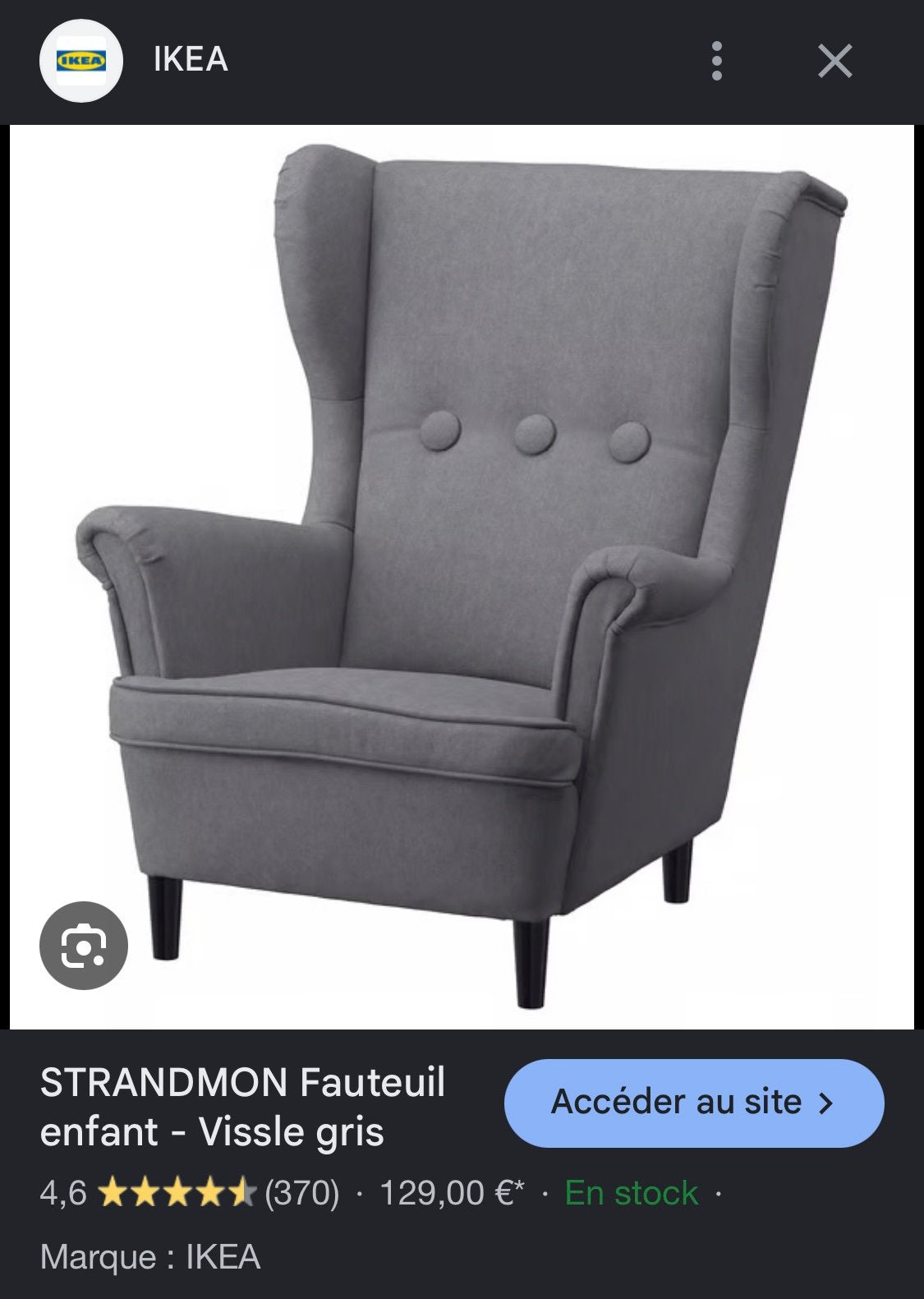 fauteuil ikea enfants NEUF, Maison & Meubles, Enlèvement ou Envoi, Comme neuf