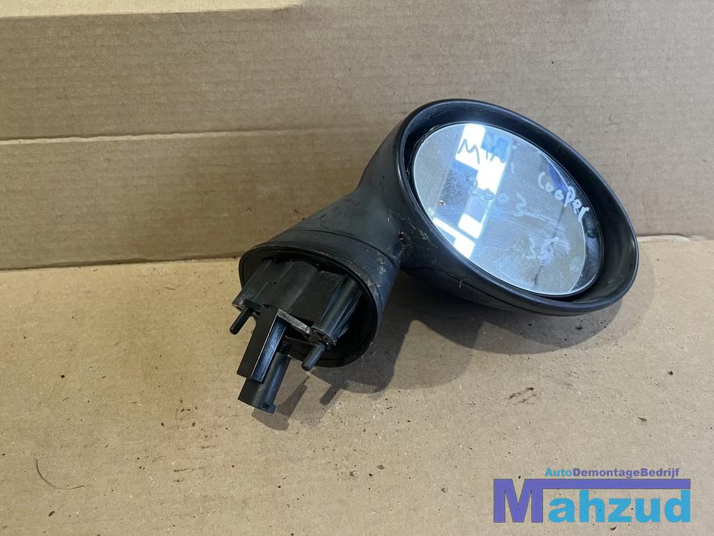 MINI COOPER R50 R53 Zwart rechts spiegel right mirror black, Gebruikt, Customer.service@mini.co.uk, Mini, BMW AG