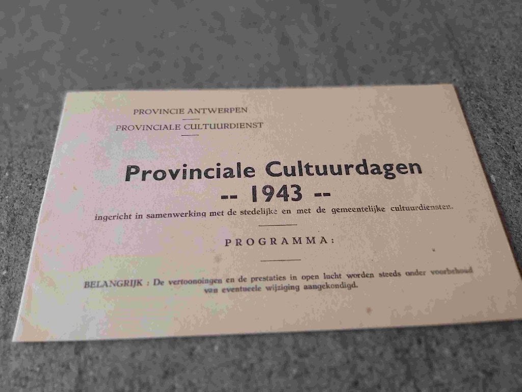 Mechelen Antwerpen Cultuur 1943 Boek Literatuur Poezië, Boeken, Ophalen of Verzenden