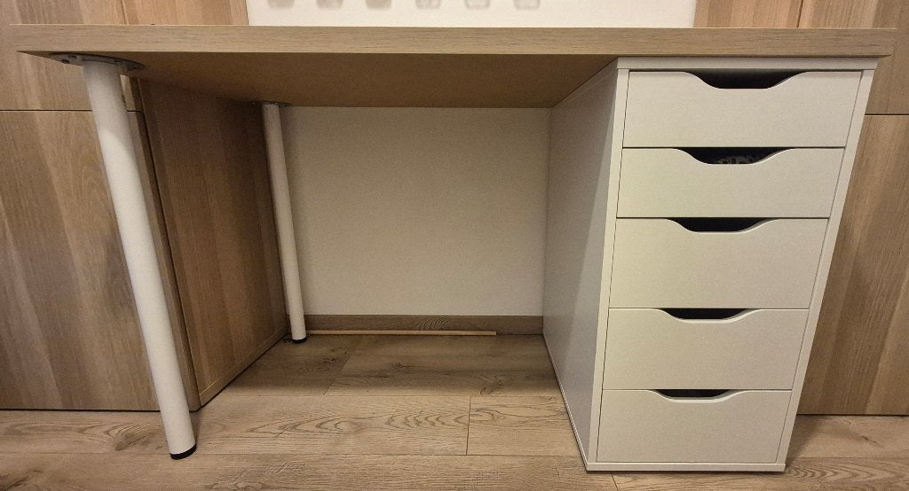 Bureau Ikea, Huis en Inrichting, Ophalen, Zo goed als nieuw, IKEA, Bureau-kast combinatie