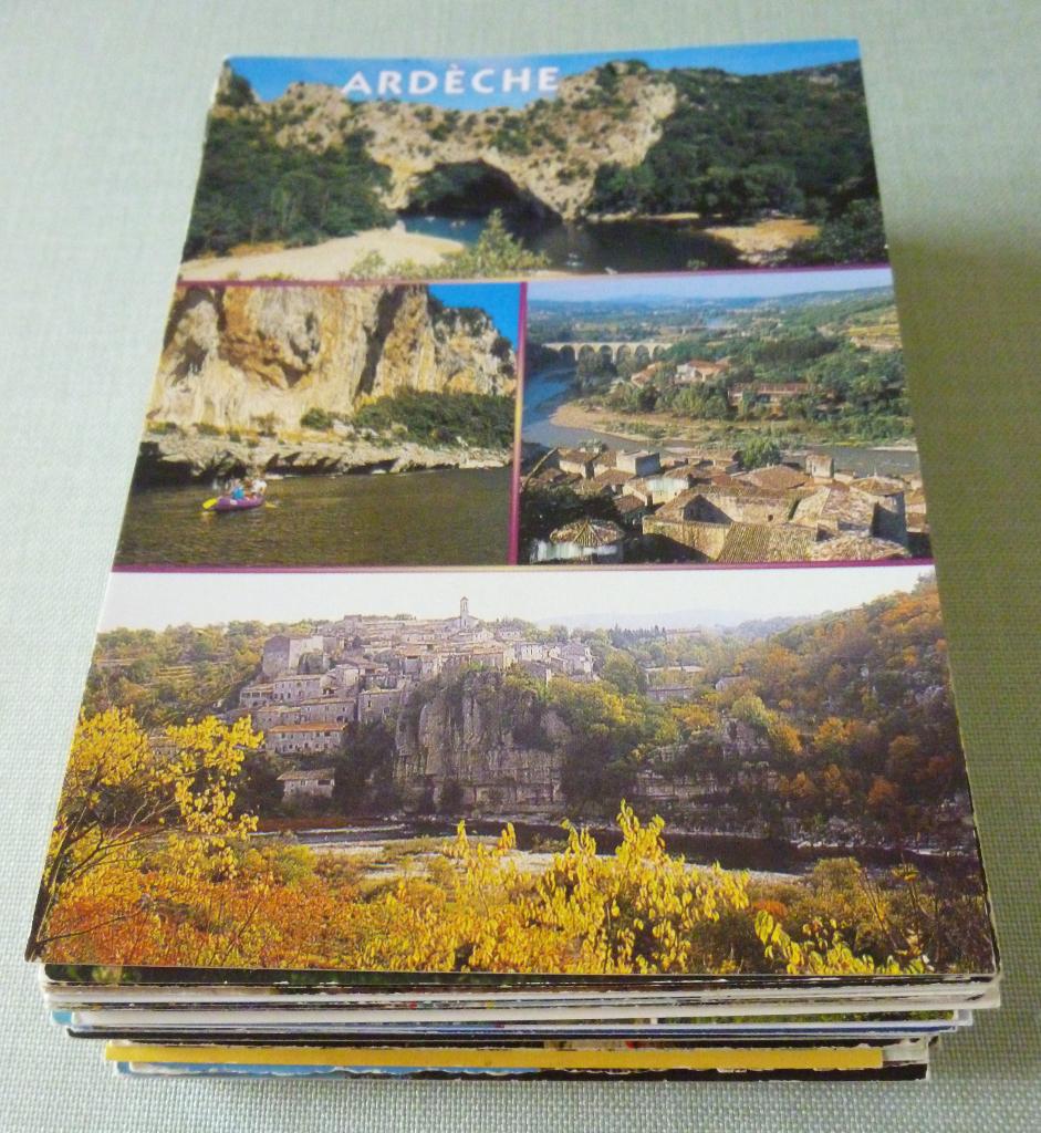89 POSTKAARTEN VAN DE ARDECHE, FRANKRIJK, Ophalen of Verzenden, Gelopen, Frankrijk