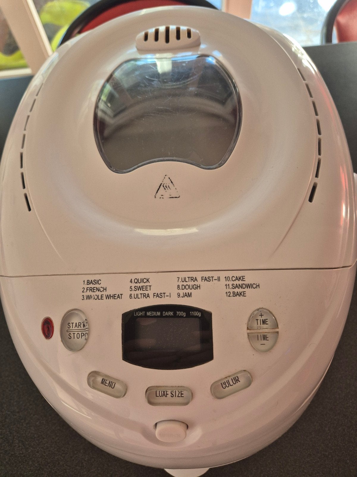 Broodmachine, 800 tot 1200 gram deeg, Zo goed als nieuw, Kijkvenster, Ophalen