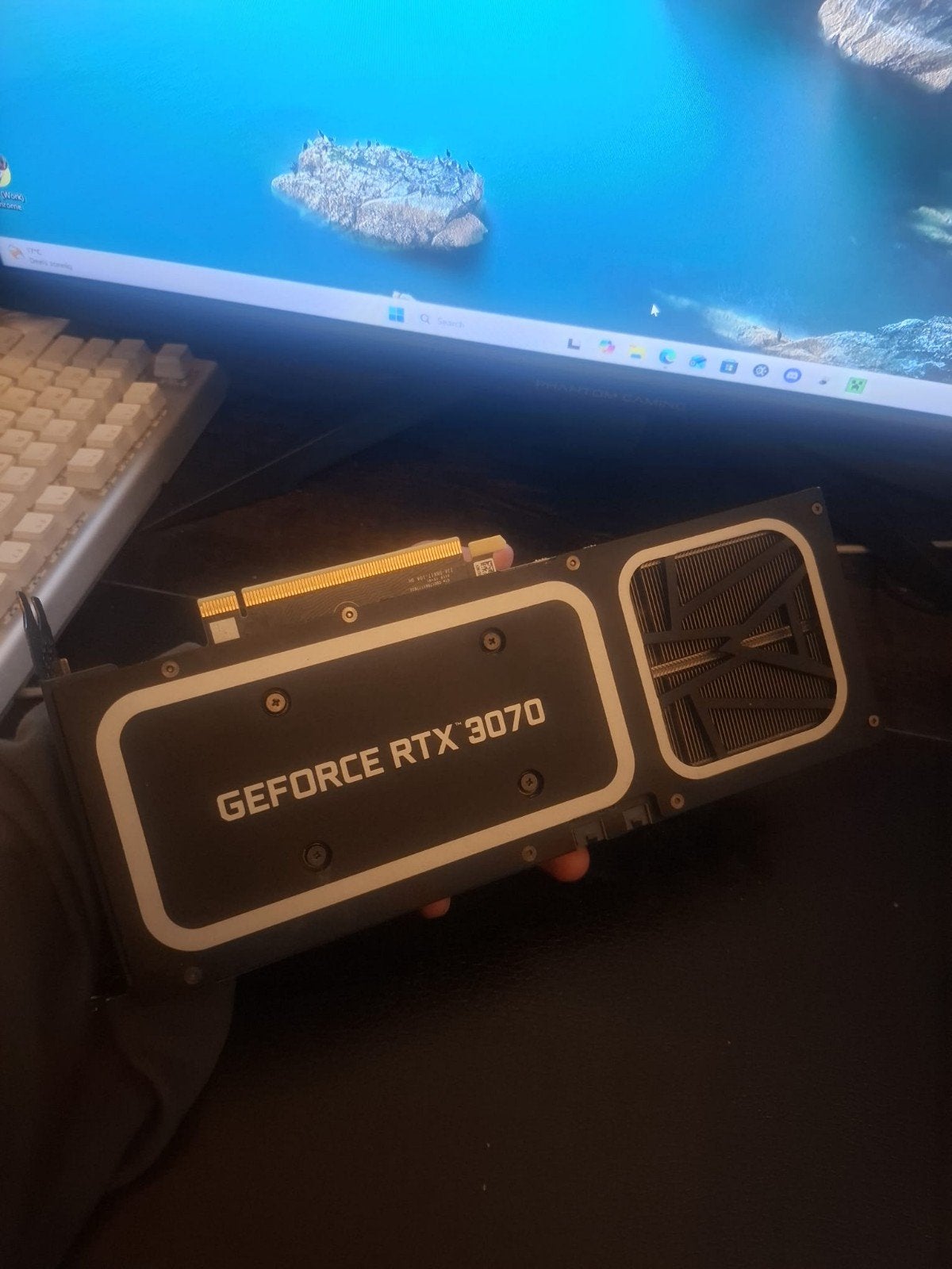 Le RTX 3070 fonctionne parfaitement, Informatique & Logiciels, Cartes vidéo, Nvidia, GDDR6, Enlèvement ou Envoi