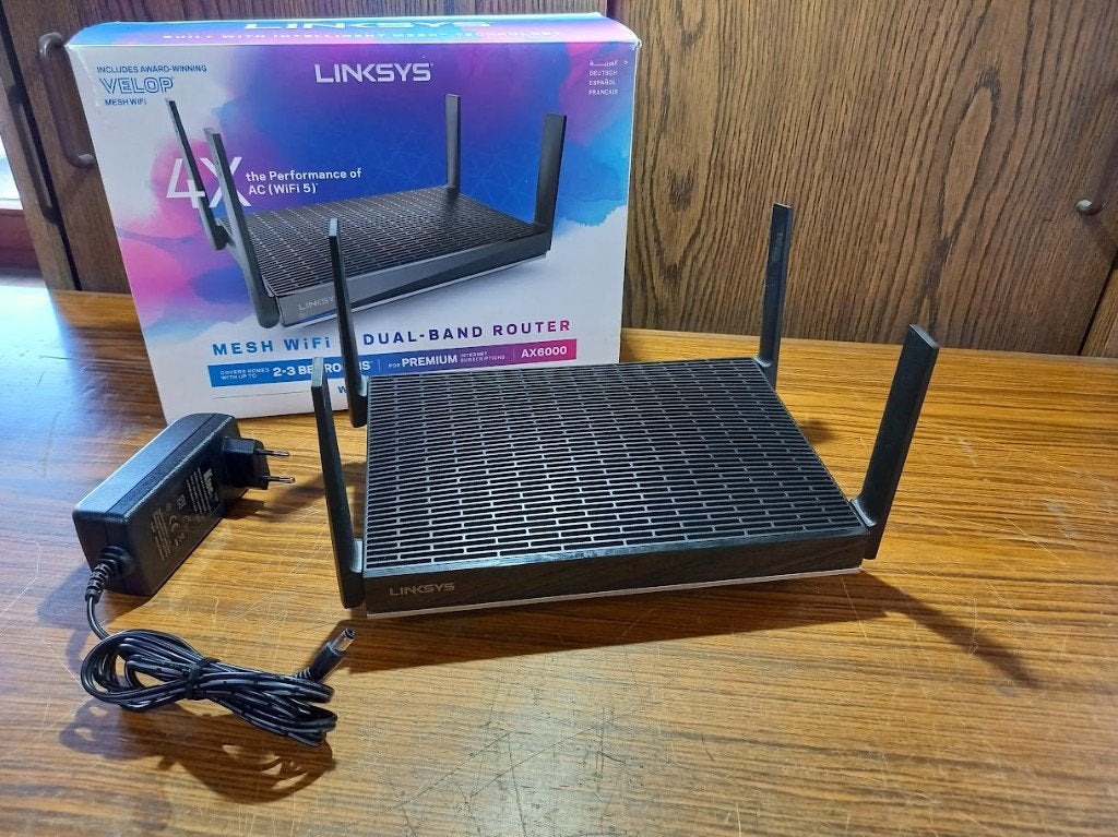 Linksys AX6000 wifi 6 router model MR9600 - wifi router, Informatique & Logiciels, Enlèvement ou Envoi, Utilisé, Routeur, Linksys