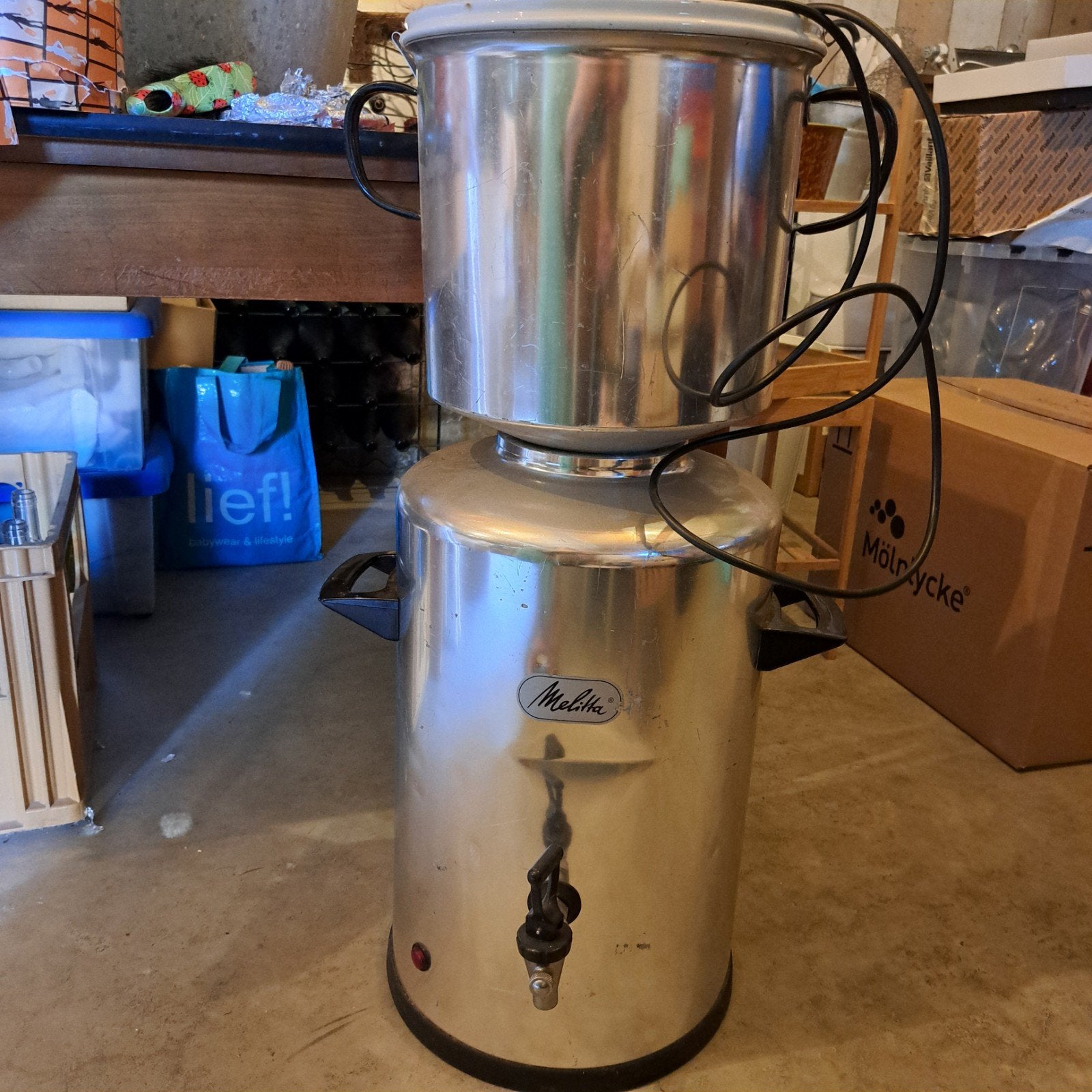 Grande cafetière Malitta, Café moulu, Autres modèles, Comme neuf, Enlèvement