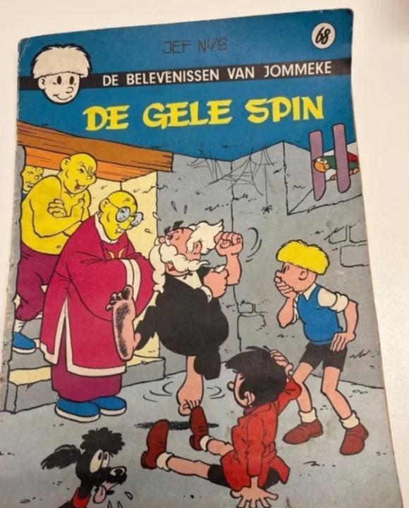 Jommeke en De gele spin, Boeken, Stripverhalen, Ophalen of Verzenden, Gelezen, Jef Nys.