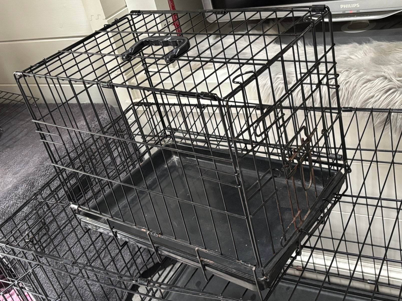 kleine honde bench, Dieren en Toebehoren, Ophalen, Gebruikt