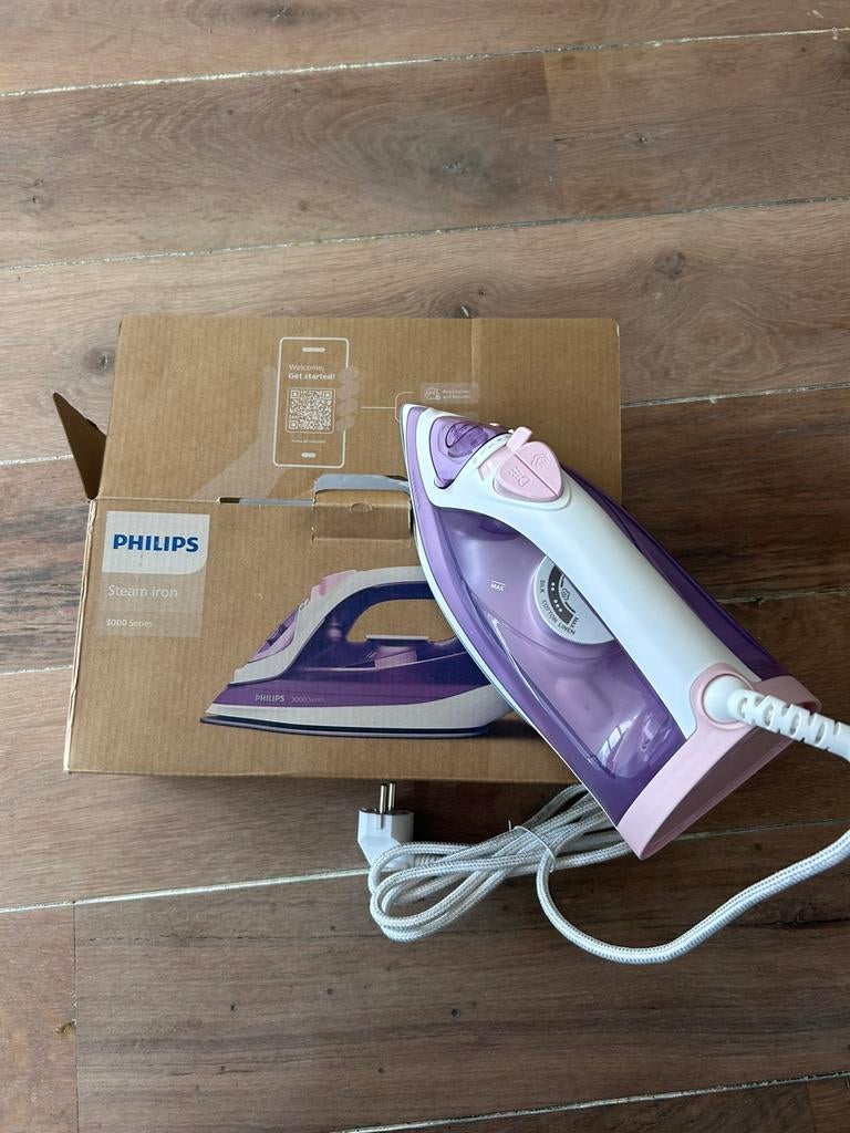 Philips Steam Iron 3000 series, Elektronische apparatuur, Strijkijzers en Strijkplanken, Ophalen of Verzenden, Nieuw