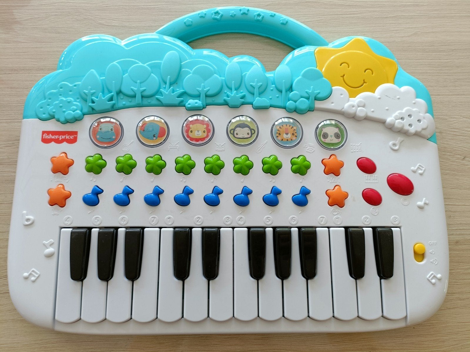 Piano Fisher price, Enlèvement