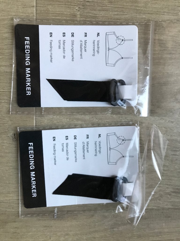 2 voedingsherrineringen voor borstvoedingsbeha, Enlèvement ou Envoi, Neuf, Noir, Lingerie ou Maillot de bain