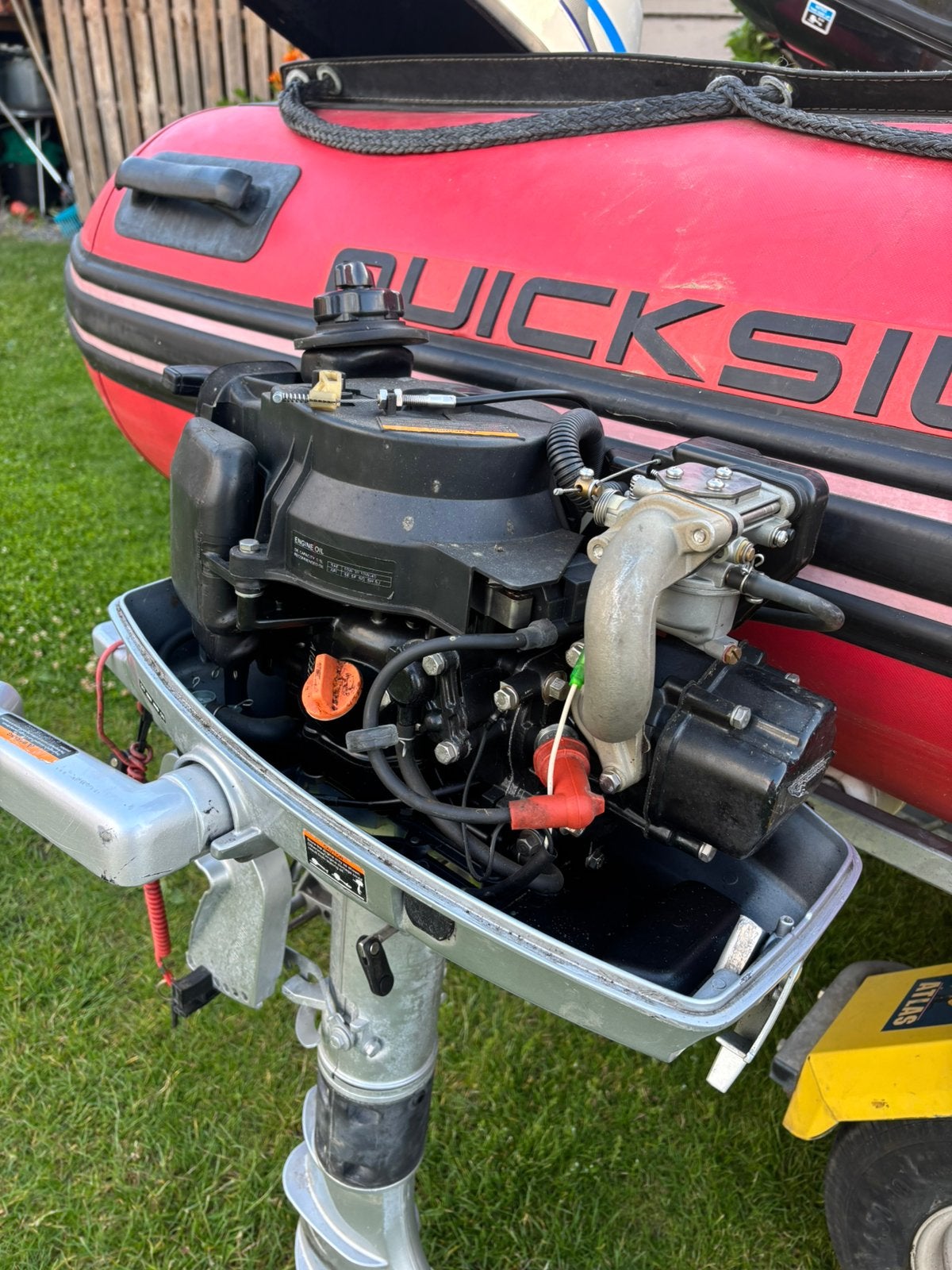 Moteur bateau, Watersport en Boten, Motorboten en Motorjachten, Ophalen, Zo goed als nieuw