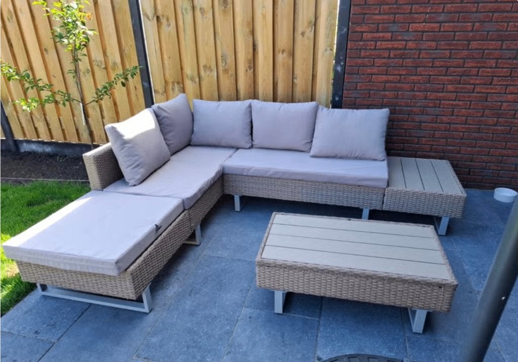 Loungeset voor in de tuin, Tuin en Terras, Tuinsets en Loungesets, Ophalen, 6 zitplaatsen, Zo goed als nieuw, Loungeset