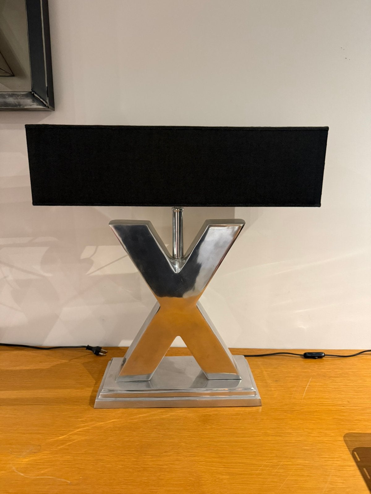 Lampe de salon en aluminium poli miroir, Enlèvement