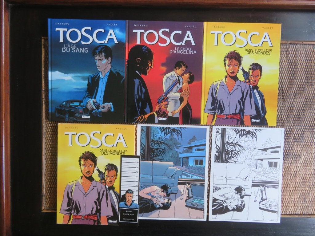 Tosca : série complète avec 2 grands ex-libris, Ophalen