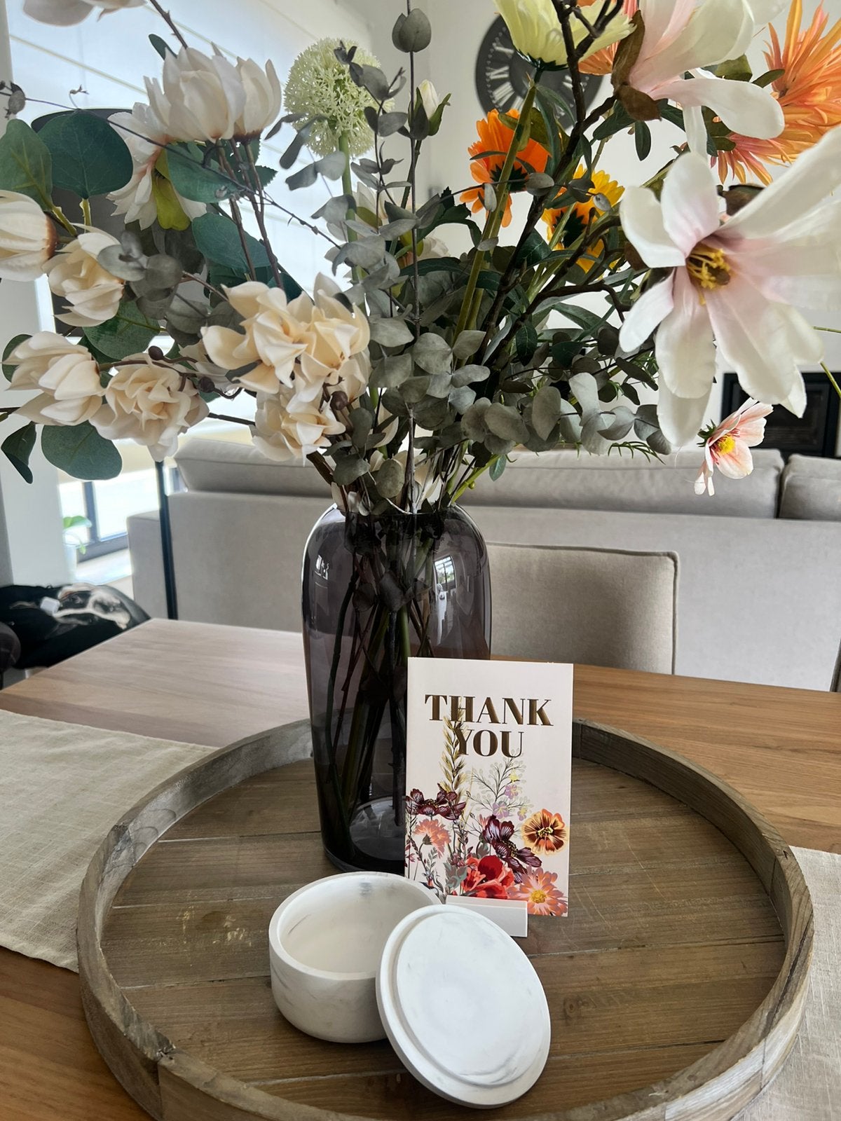 THANK YOU 1: herinneringen-, wensen-, snoep-, … pot, Ophalen, Nieuw
