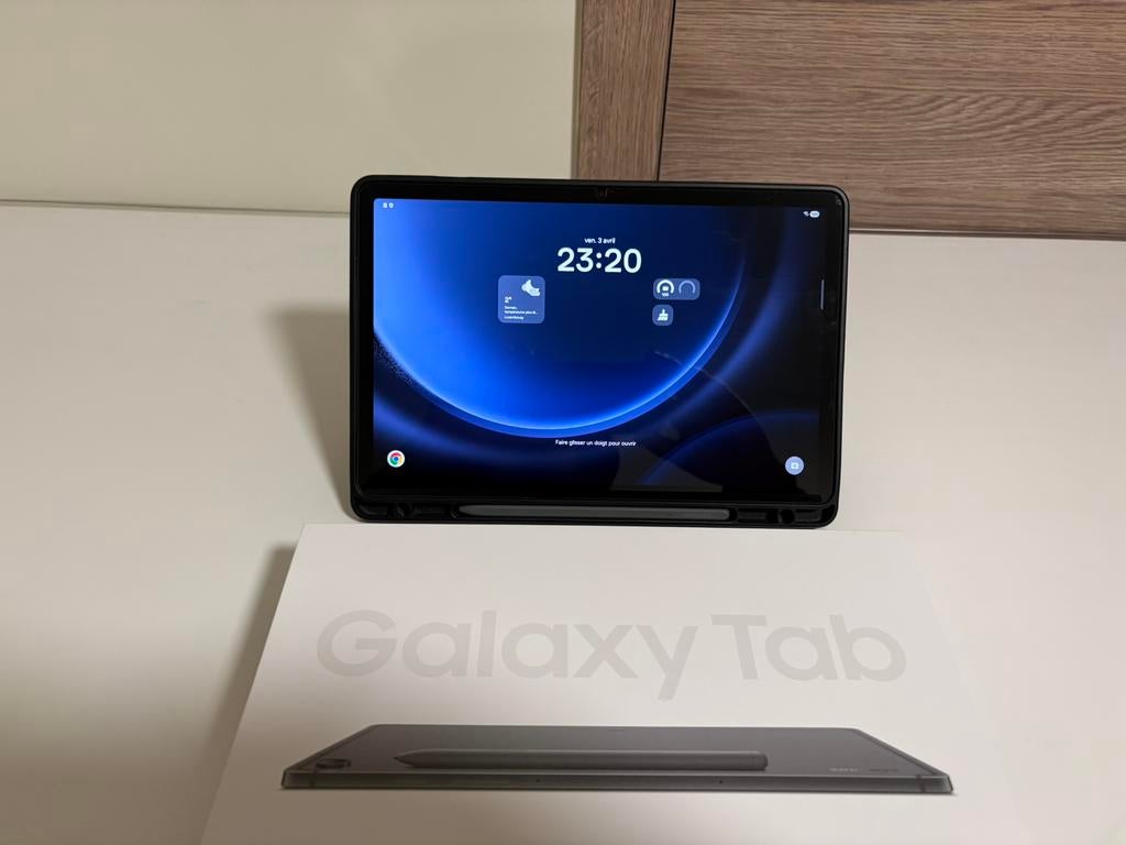 Samsung Galaxy Tab S9 FE WIFI 128 Gb + SPen, Ophalen of Verzenden, Zo goed als nieuw