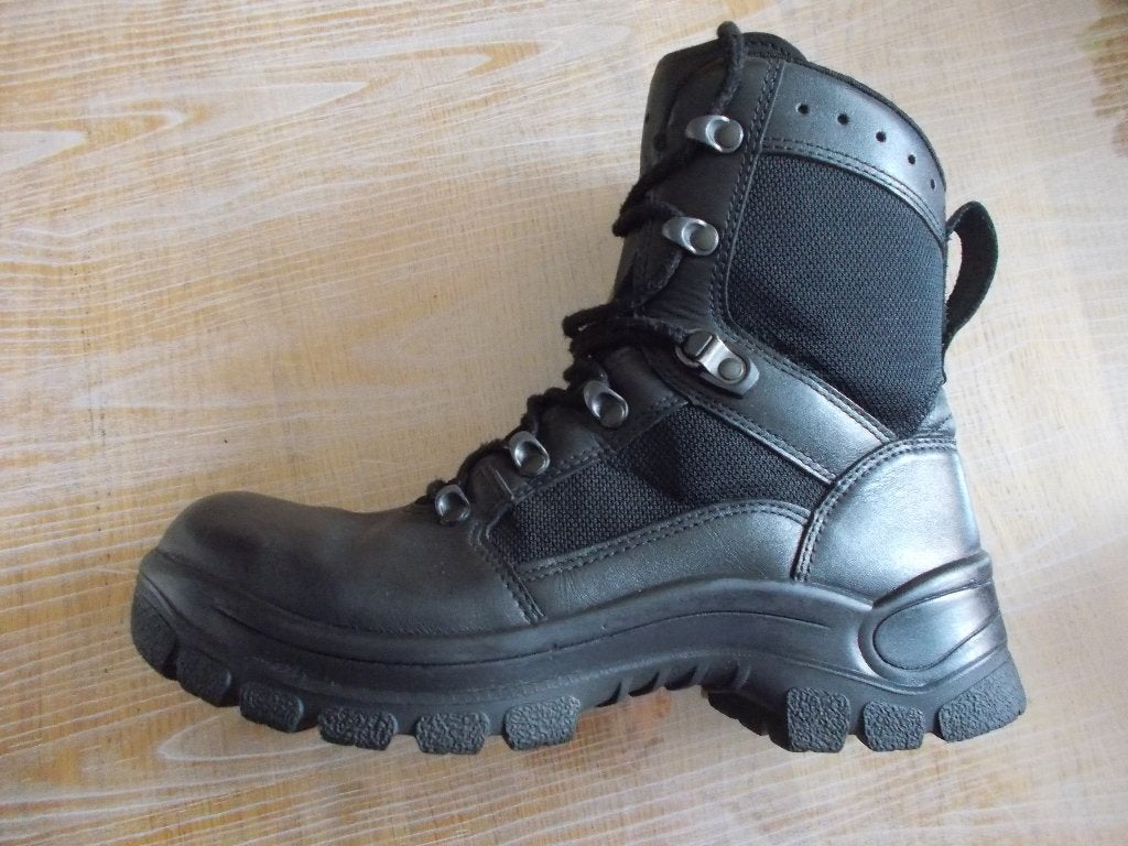 Bottines hautes noires "HAIX" c/neuves, point. 42., Ophalen, HAIX, Zwart, Zo goed als nieuw