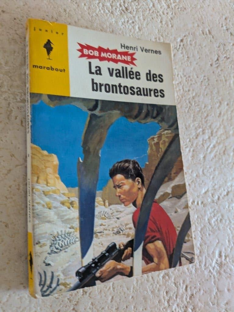 Bob Morane (La vallée des brontosaures)., Livres, Enlèvement ou Envoi, Utilisé, Henri Vernes.