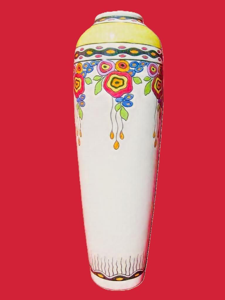 Magnifieke 45cm hoge vaas Boch Keramis ( Tango )., Ophalen