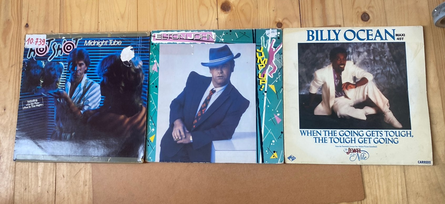 3 vinyl Platen Elton John, Billy Ocean, Hot Shot, Cd's en Dvd's, Ophalen of Verzenden