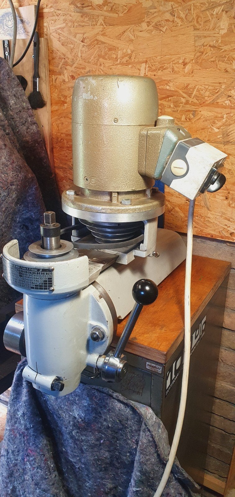DECKEL FP1 snelloopkop freeskop, Bricolage & Construction, Outillage | Fraiseuses, Enlèvement