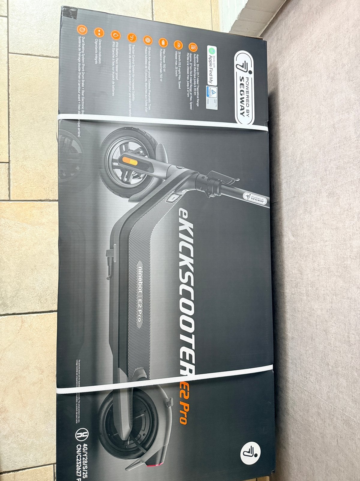 Segway E2 Pro, Enlèvement, Comme neuf
