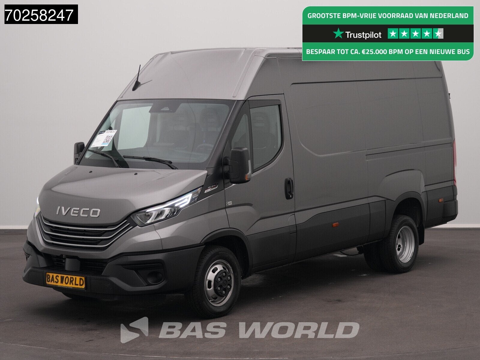 Iveco Daily 35C21 BPM VRIJ! 3.0L Automaat 210PK L2H2 2025-Mo, Autos, Neuf, Argent ou Gris, Achat, Euro 6