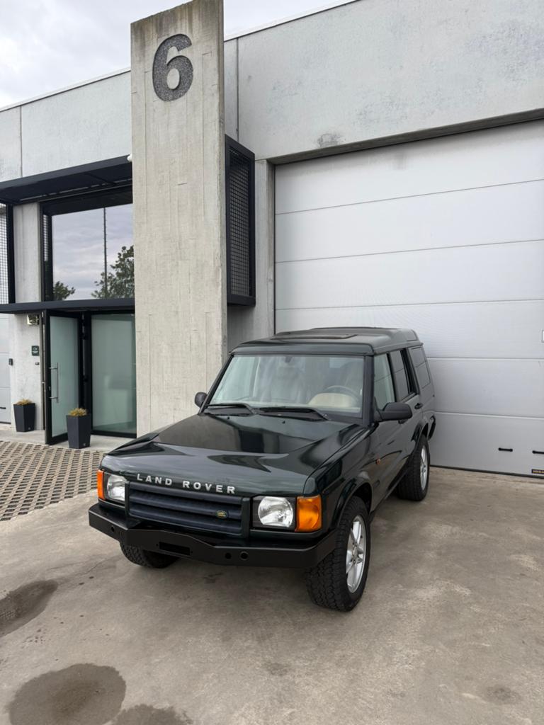 Land Rover Discovery 2 Td5, Auto's, Beige, Leder, Bedrijf, 2 zetels