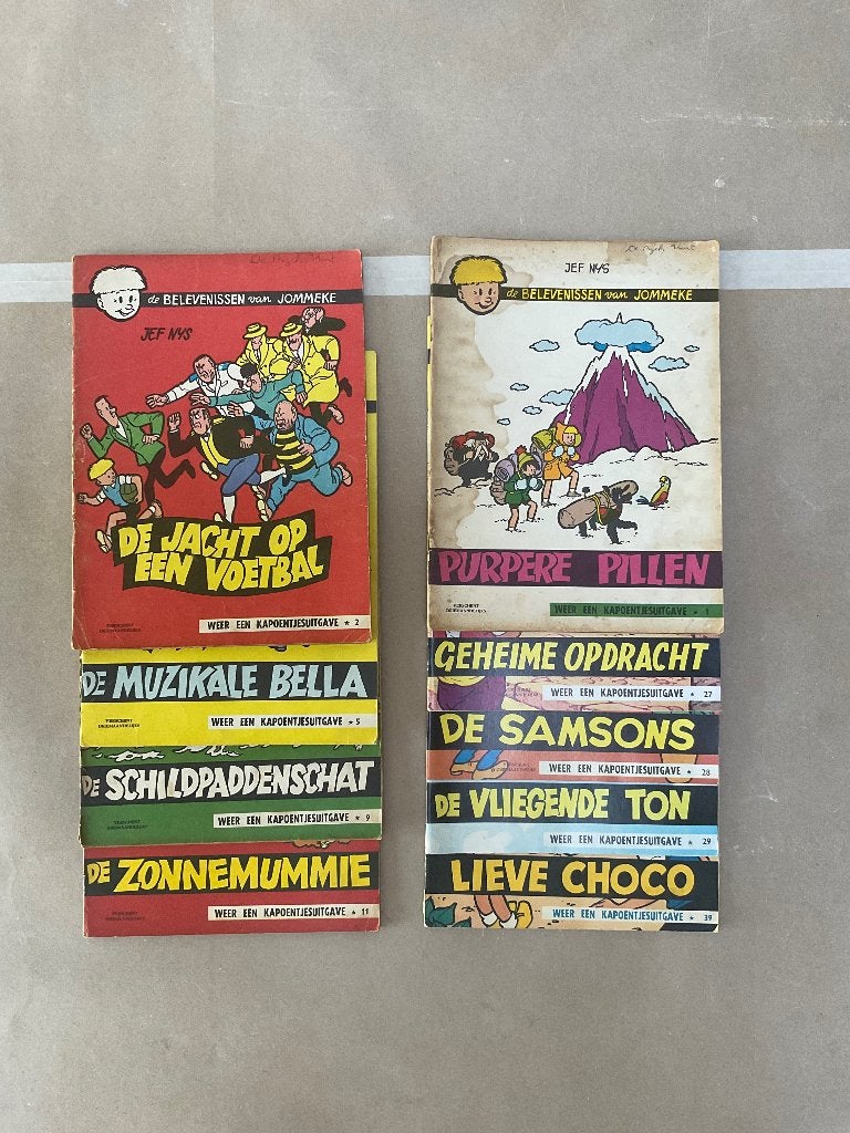 jommeke strips, Plusieurs BD, Enlèvement, Utilisé, Jef Nys.