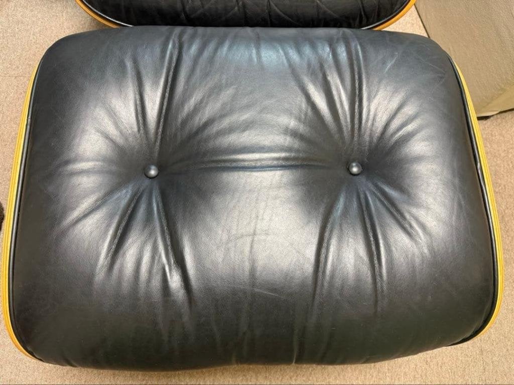 Herman Miller Eames Ottoman, Enlèvement ou Envoi, Comme neuf, Cuir