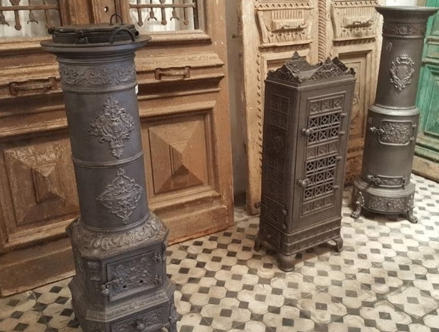 POÊLES À BOIS ANCIENS, DIFFÉRENTS MODÈLES, Jardin & Terrasse, Enlèvement