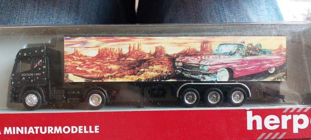H0LK 0401 DIVERSE IVECO'S 1/87, Hobby en Vrije tijd, Modelauto's | 1:87, Zo goed als nieuw, Bus of Vrachtwagen, Herpa, Ophalen of Verzenden