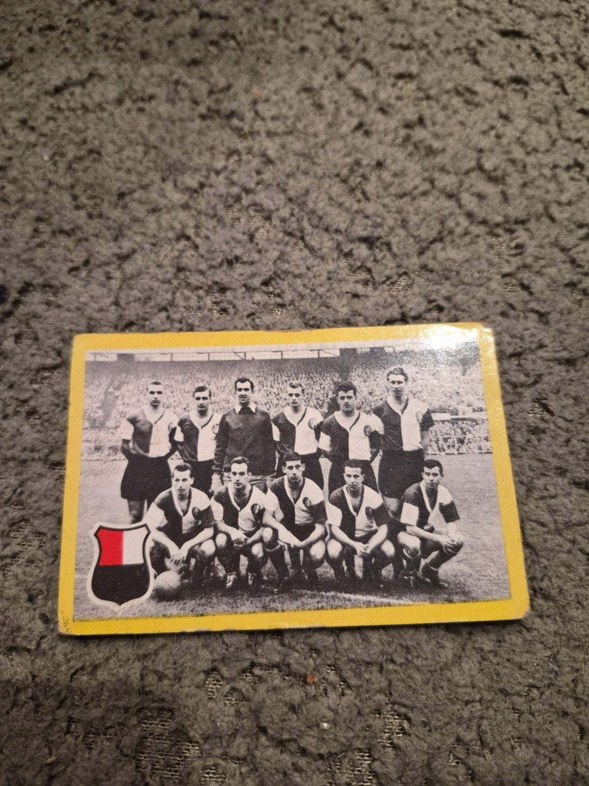 Maple leaf Feyenoord oude voetbal kaart, Ophalen of Verzenden