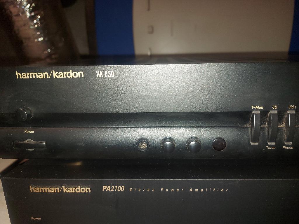 Chaîne hifi vintage Harmann Kardon et home cinéma NAD T187, Enlèvement, Utilisé