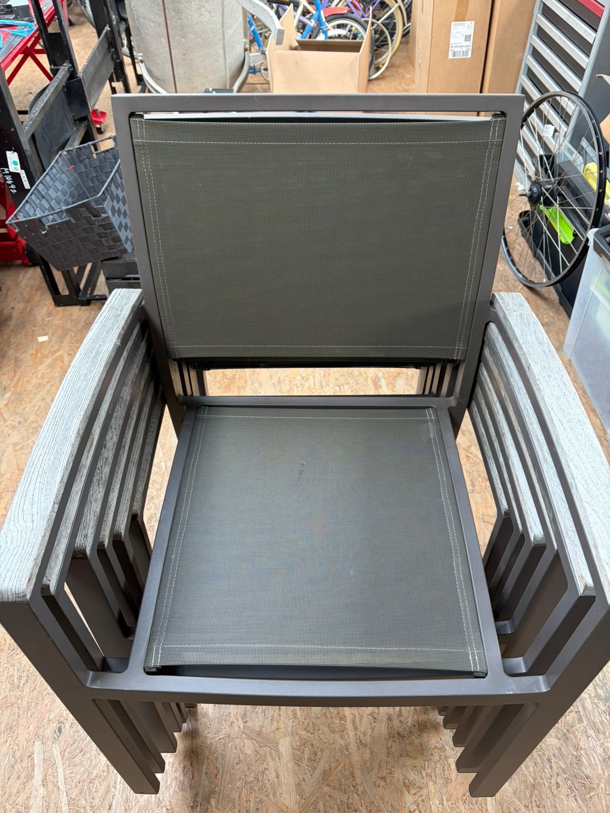 6 terras stoelen merk. C&P., Jardin & Terrasse, Bancs de jardin, Enlèvement, Utilisé, Aluminium
