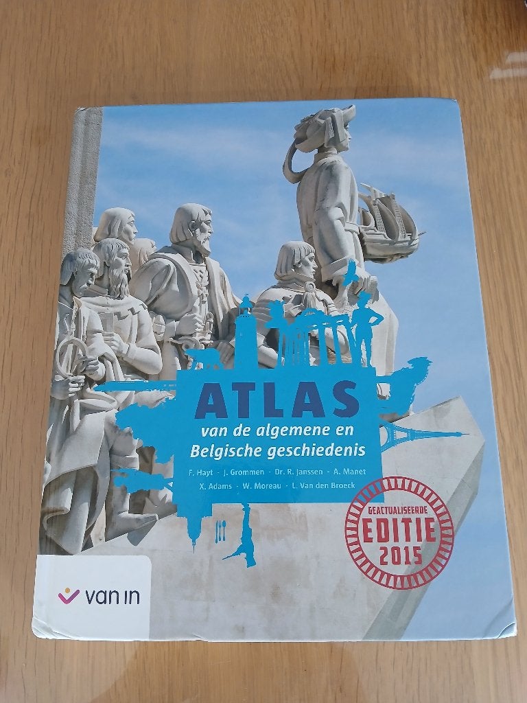 ATLAS vab de algemene en Belgische geschiedenis, Boeken, Atlassen en Landkaarten, Van in, Overige typen, Ophalen, Gelezen