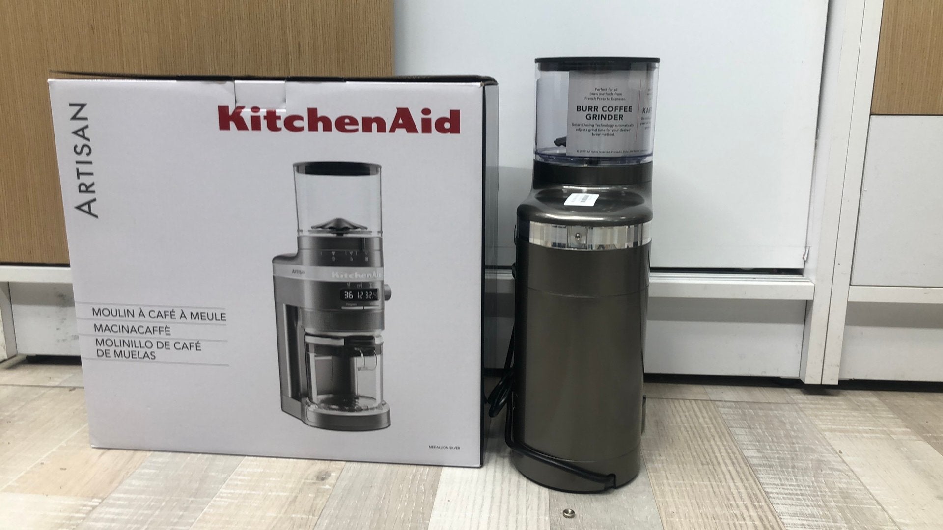 KitchenAid 5KCG8433EMS, Comme neuf, Autres marques, Siemens, Moulin à café
