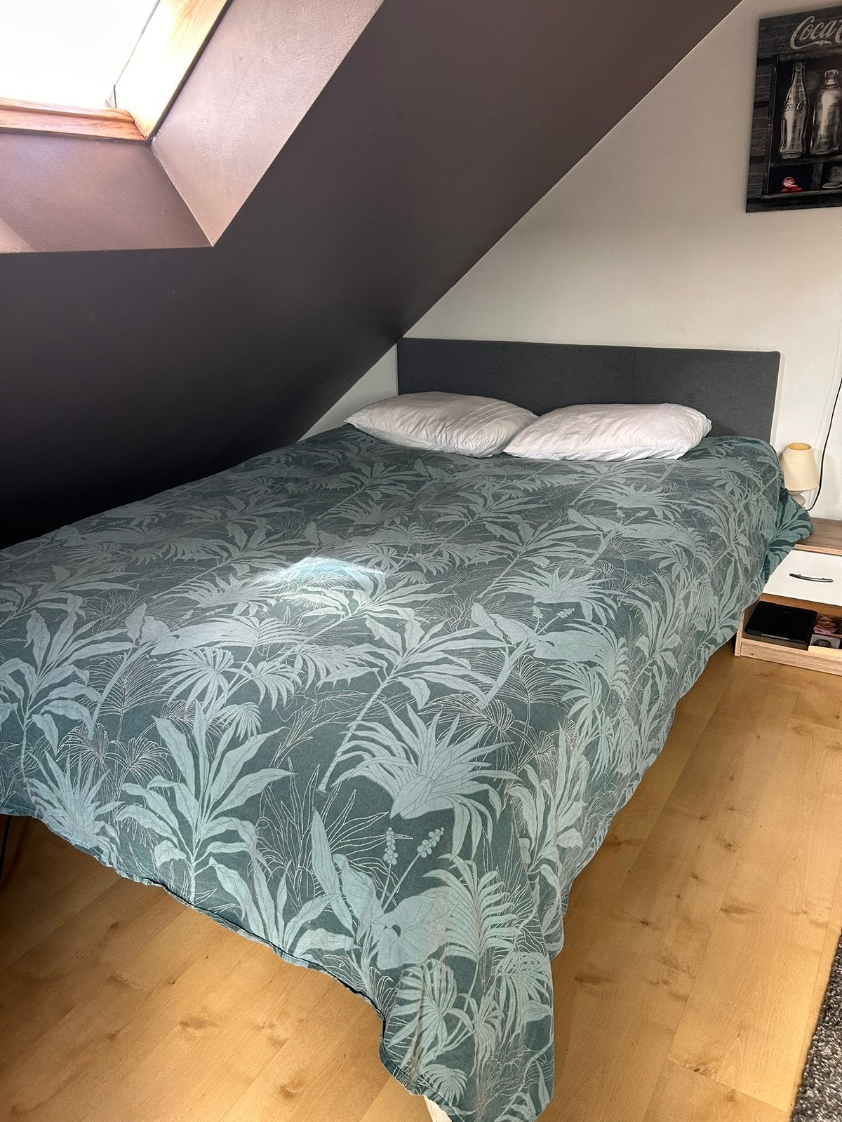 LIT 140X200 MATELAS, Enlèvement, Utilisé, Deux personnes, Ikea