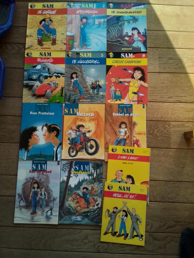 Sam  complete reeks + 2 extra albums  13x sc, Ophalen of Verzenden, Zo goed als nieuw