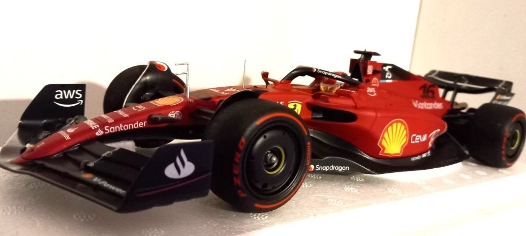 1/18 Ferrari F1-75 Ch.Leclerc Bahrain GP Winner 2022 BBR, Ophalen of Verzenden, Nieuw, Auto, Overige merken