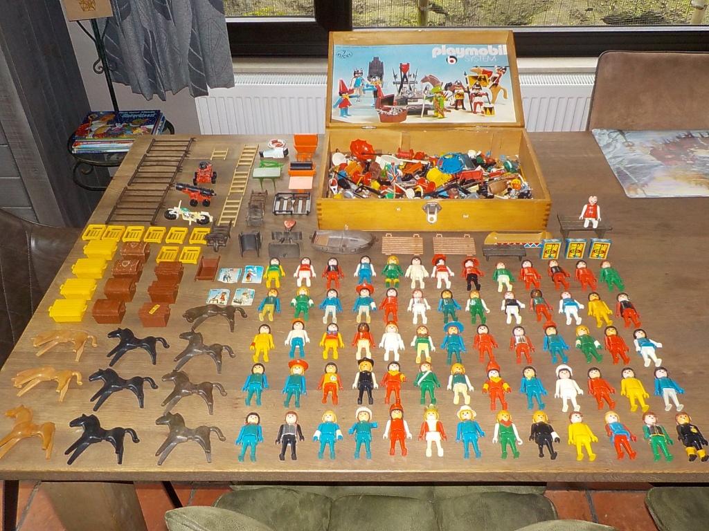 Oude vintage verzameling Playmobil System Klicky, Kinderen en Baby's, Speelgoed | Playmobil, Gebruikt, Los Playmobil, Ophalen of Verzenden