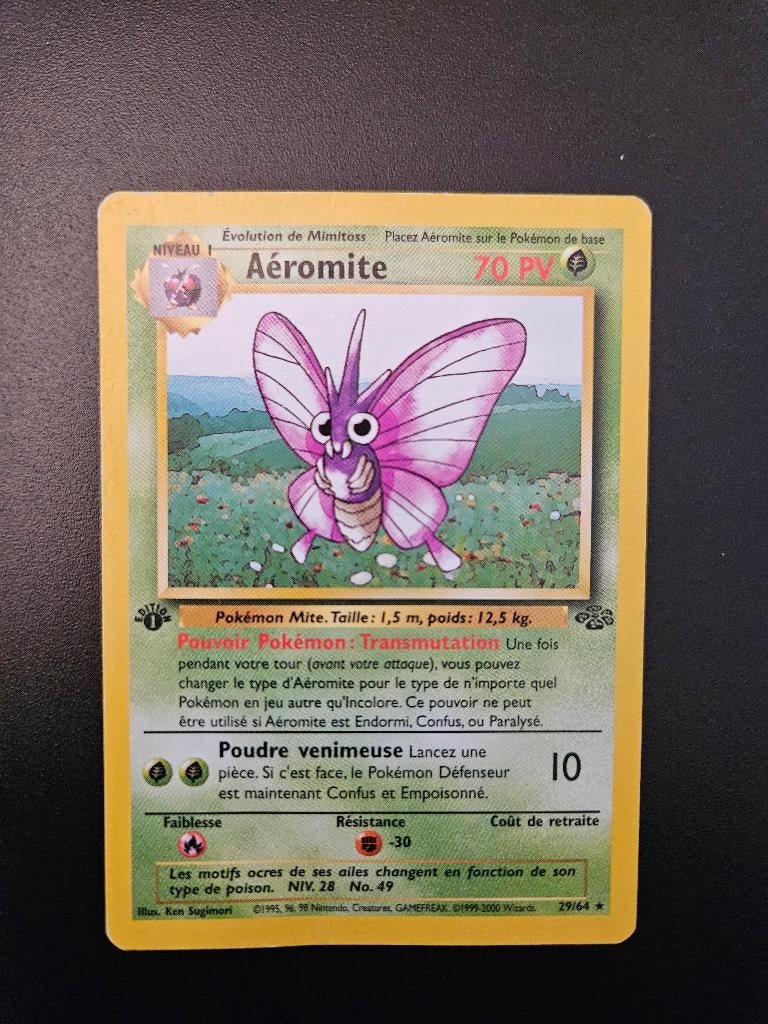 Aéromite 29/64 Jungle 1e Edition - Excellent - Carte Pokémon, Hobby & Loisirs créatifs, Jeux de cartes à collectionner | Pokémon