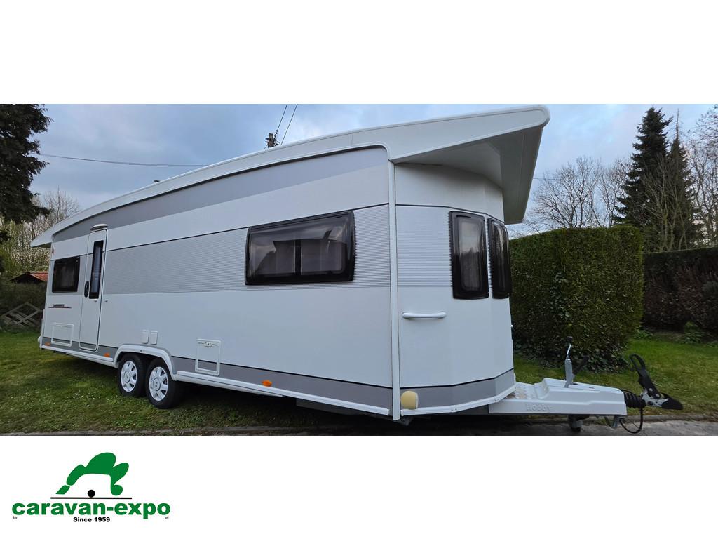 HOBBY LANDHAUS 770 DF, Caravans en Kamperen, Caravans, Hobby, 7 tot 8 meter, Bedrijf, Tot en met 6