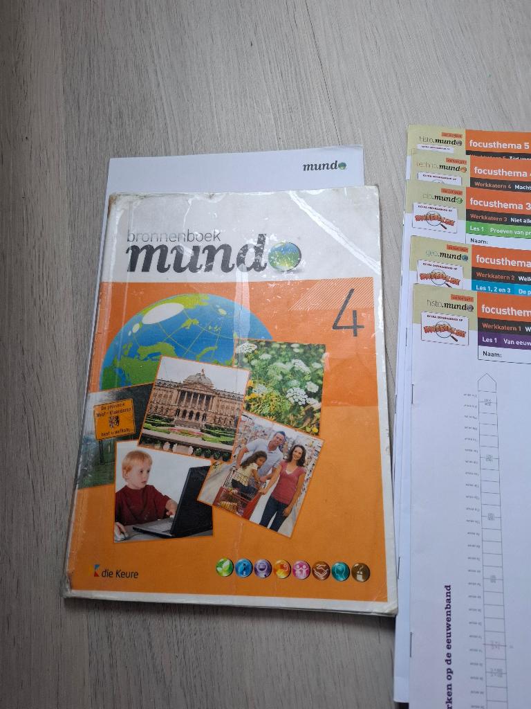 Mundo 4de leerjaar, Boeken, Schoolboeken, Ophalen of Verzenden, Gelezen, Die keure