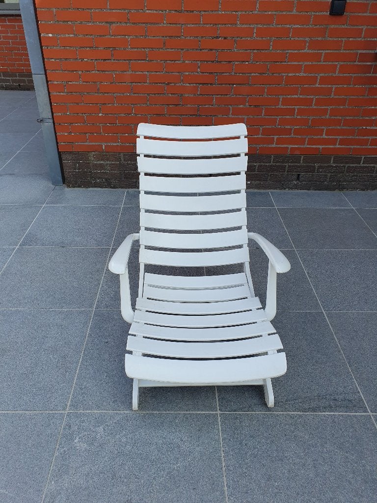 4 tuinstoelen, Jardin & Terrasse, Chaises de jardin, Enlèvement, Utilisé, Synthétique, Ajustable